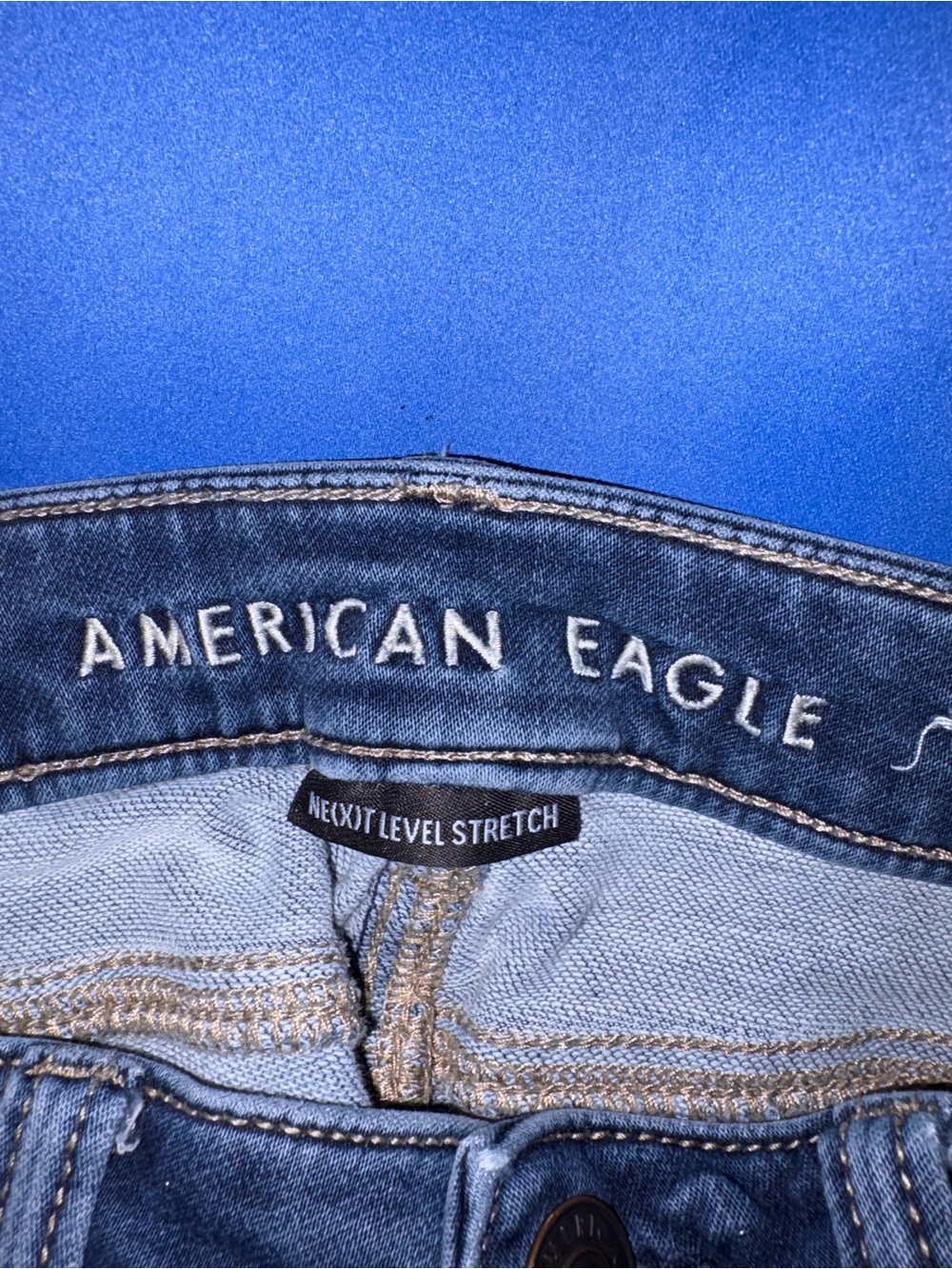 American Eagle Outfitters Dark Blue Stretch Jeggings